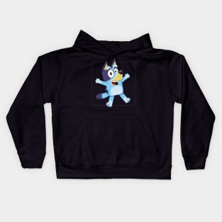 bluey dad Kids Hoodie